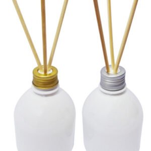 15 Frascos Plástico Branco 300ml Tampa Difusor Varetas Sab