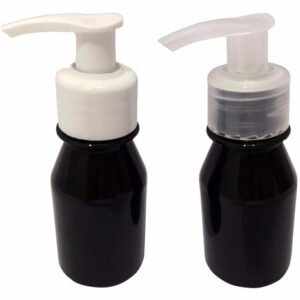 812 Frascos Plásticos Âmbar 60ml Válvula Bico Pato S Far