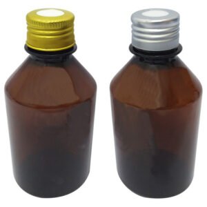 91 Frasco Plástico Âmbar Pet 250ml Tampa Difusor C/ F Far