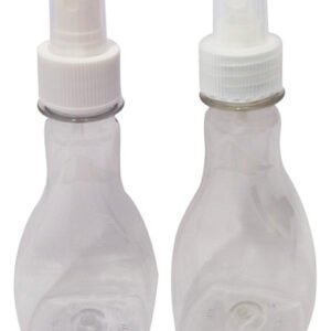 240 Frascos Plásticos Cristal Pet 200ml Válvula Spray S Mol