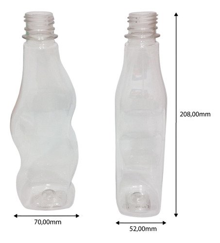 132 Frascos Plástico Cristal Pet 380ml C/ Tampa Pushpull Cat - Imagem 6