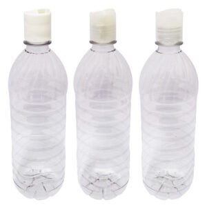 27 Frascos Plástico Cristal Pet 800ml Com Tampa Disktop Que