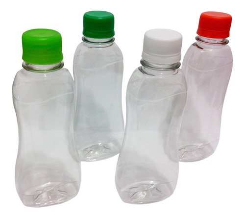 30 Frascos Plástico Cristal Pet 200ml Tampa Rosca Lacre Cat - Imagem 2