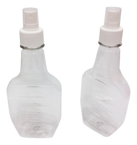 14 Frascos Plásticos Cristal Pet 250ml Válvula Spray S Mol