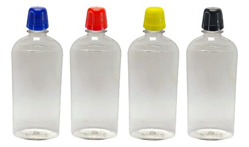 135 Frasco Plástico Cristal Pet 400ml Tamp Dosadora 20ml Min
