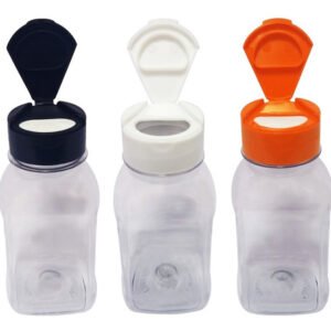 256 Frascos Plástico Cristal Pet 200ml Tampa Fliptop Cap Qua