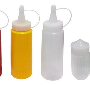 Kit C/ 5 Peças Bisnaga Catchup/mostarda E Saleiro/paliteiro