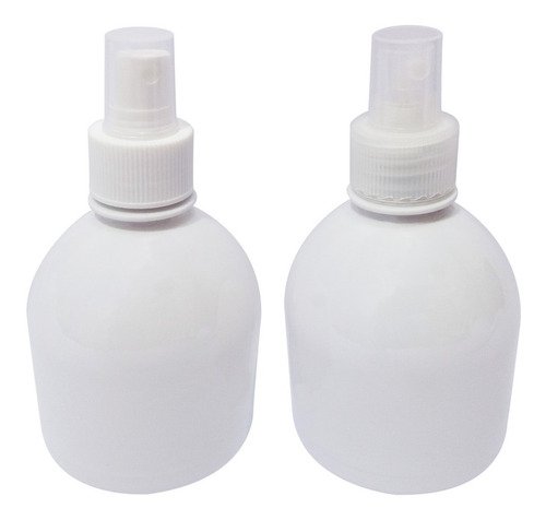 151 Frascos Plásticos Branco Pet 300ml Válvula Spray S Sab