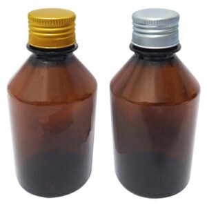 362 Frascos Plástico Âmbar Pet 250ml Tampa Aluminio S/ Far