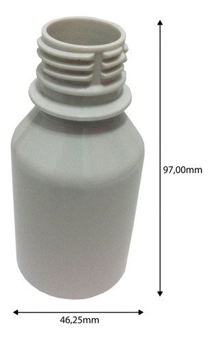 45 Frascos Plásticos Branco Pet 100ml C/ Tampa Rosca Lacre - Imagem 5