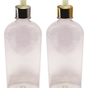 270 Frascos Plástico Cristal 400ml Válvula Bico Pato L Min