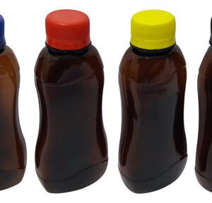 270 Frascos Plástico Âmbar Pet 200ml Tampa Rosca Lacre Cat