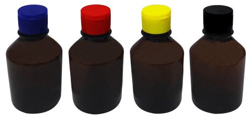 180 Frascos Plásticos Âmbar Pet 250ml C/ Tampa Fliptop Far - Imagem 3