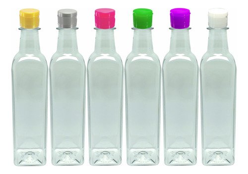 241 Frascos Plástico Cristal Pet 500ml C/ Tampa Fliptop Aze - Imagem 4