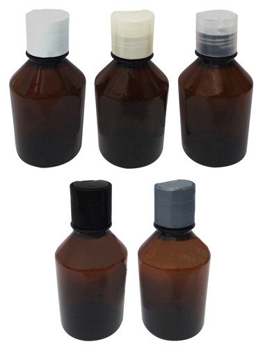362 Frascos Plástico Âmbar Pet 250ml C/ Tampa Disktop Far - Imagem 3