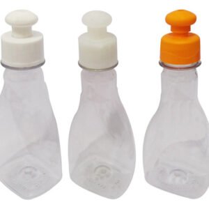 116 Frascos Plástico Cristal Pet 200ml C/ Tampa Pushpull Mol