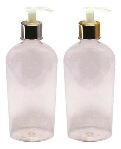 14 Frascos Plástico Cristal 400ml Válvula Bico Pato L Min