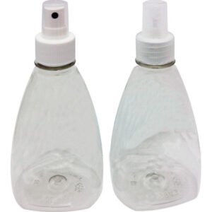 10 Frascos Plásticos Cristal Pet 500ml Válvula Spray S Pir