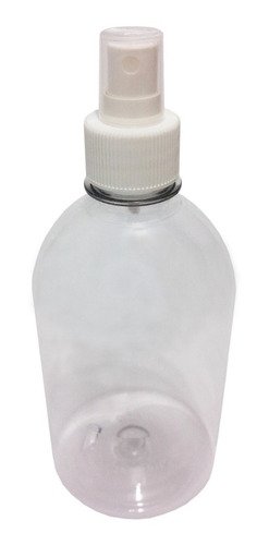 12 Frascos Plásticos Cristal Pet 500ml Válvula Spray S Sab
