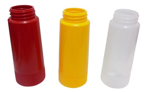 105 Bisnaga Plástica Para Catchup, Mostarda E Maionese 200ml - Imagem 4