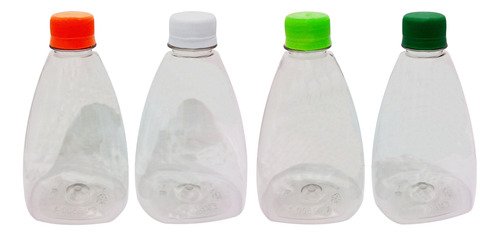 97 Frascos Plástico Cristal Pet 500ml Tampa Rosca Lacre Pir - Imagem 2