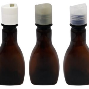 26 Frascos Plástico Âmbar Pet 200ml C/ Tampa Disktop Mol