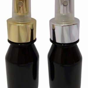 812 Frascos Plásticos Âmbar 60ml Vazio C/ Válvula Spray L