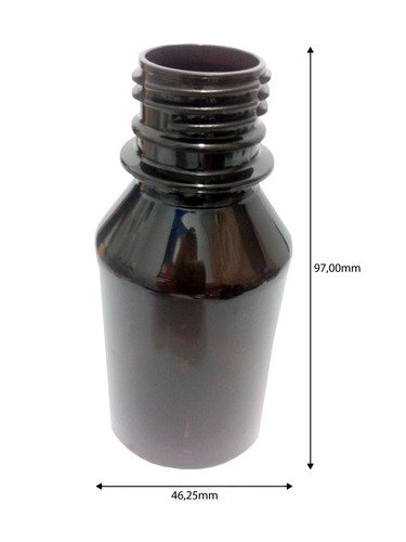 416 Frascos Plástico Âmbar Pet 100ml Vazios Sem Tampas Far - Imagem 2