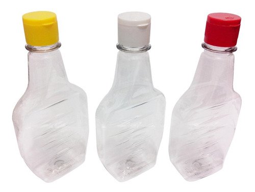 192 Frascos Plástico Cristal Pet 250ml C/ Tampa Fliptop Mol - Imagem 2