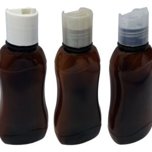 486 Frascos Plástico Âmbar Pet 200ml C/ Tampa Disktop Cat