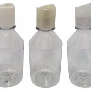 20 Frascos Plástico Cristal Pet 250ml C/ Tampa Disktop Far