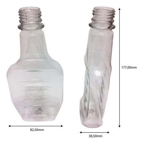 161 Frascos Plástico Cristal 250ml Válvula Bico Pato S Mol - Imagem 4