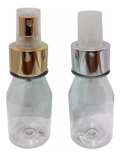 450 Frascos Plásticos Cristal 60ml Vazio C/ Válvula Spray L