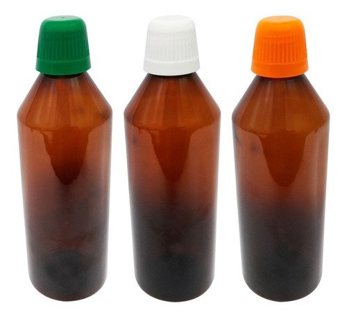 220 Frasco Plástico Âmbar Pet 500ml Tamp Dosadora 20ml Cos - Imagem 2