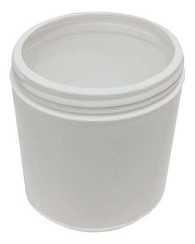 12 Potes Plásticos Branco De 350ml Vazios Com Tampa Rosca - Imagem 3