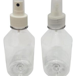 1086 Frascos Plásticos Cristal Pet 250ml Válvula Spray S Far