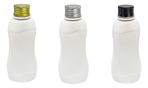 112 Frascos Plástico Branco Pet 200ml Tampa Aluminio S/ Cat