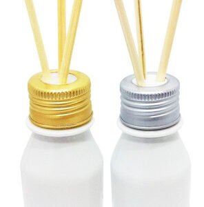 57 Frascos Plástico Branco Pet 60ml Tampa Difusor Varetas