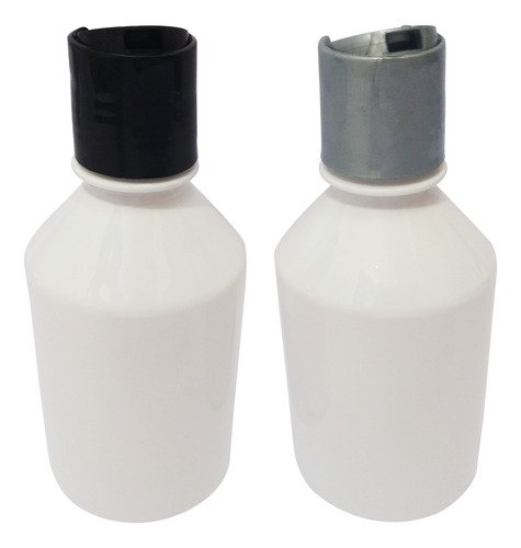 180 Frascos Plástico Branco Pet 250ml C/ Tampa Disktop Far - Imagem 2