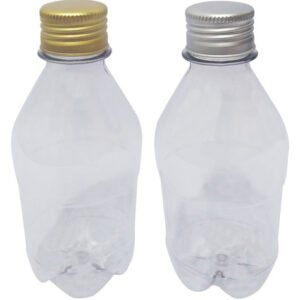 70 Frascos Plástico Cristal Pet 350ml Tampa Aluminio S/ Agu