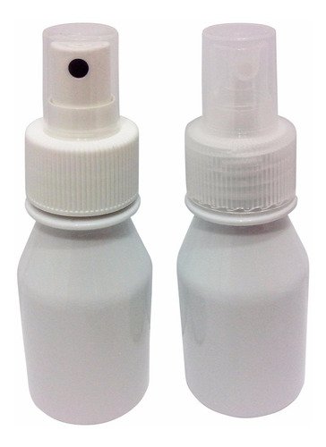 216 Frascos Plásticos Branco 60ml Vazio C/ Válvula Spray S