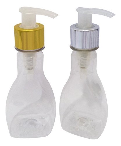 24 Frascos Plástico Cristal 200ml Válvula Bico Pato L Mol