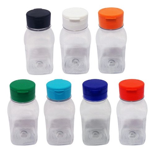 100 Frascos Plástico Cristal Pet 200ml Tampa Fliptop Cap Qua - Imagem 3