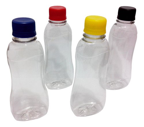 228 Frascos Plástico Cristal Pet 200ml Tampa Rosca Lacre Cat