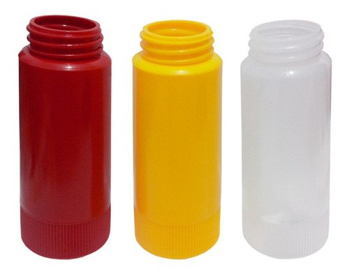 105 Bisnaga Plástica Para Catchup, Mostarda E Maionese 200ml - Imagem 2