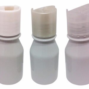 65 Frascos Plásticos Branco Pet 60ml Shampoo Tampa Disktop