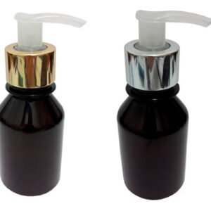 39 Frascos Plásticos Âmbar 100ml Válvula Bico Pato L Far