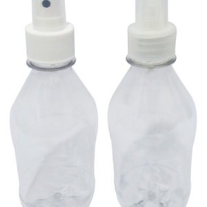 152 Frascos Plásticos Cristal Pet 350ml Válvula Spray S Agu