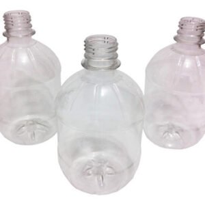 40 Frascos Plástico Cristal Pet 500ml Cachaça Sem Tampa Cac