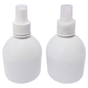 15 Frascos Plásticos Branco Pet 300ml Válvula Spray S Sab